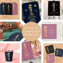 New Years Eve Countdown First Birthday Celebration