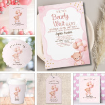 We can't wait but Beautiful Oso Pink Baby Shower