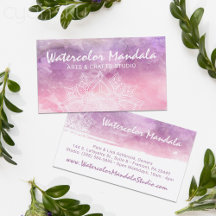 Watercolor Mandala Business Collection