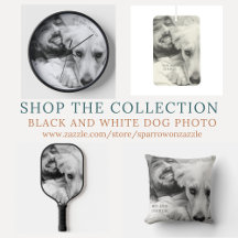 Black and White Dog Photo Gifts