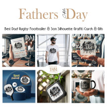 Best Dad Football father and son playing rugby 