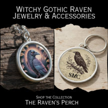 Witchy Gothic Raven Jewelry & Accessories