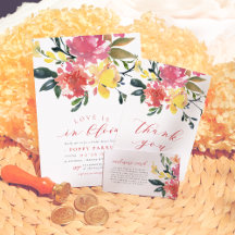 Love Is In Bloom Spring Flowers Bridal Shower