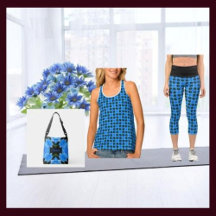 Blue and Black Abstract Collection