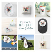 Cute French Bulldog Watercolors