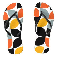 flip flops sandals geometric 