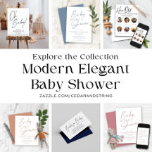 Modern Baby Showers