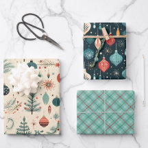 Christmas Holiday Gift Wrapping Paper