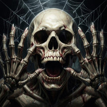 Gothic Creepy Skull Halloween Party Collection 