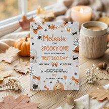 Spooky One Cute Ghost 1st Birthday Collection