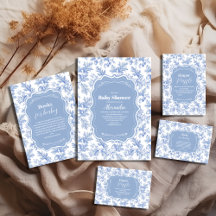 Toile  Woodland  Baby Shower