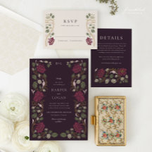 The Burgundy Nouveau Botanica Collection