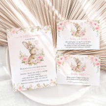 Cute Bunny and Butterfly Baby Shower Collection