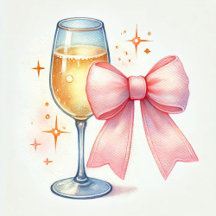 Pink Bow Champagne Coquette Bachelorette party