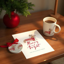 Merry & Bright Dachshund Christmas