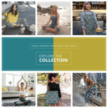 Retro Rainbow Semi Circles Geometric Pattern