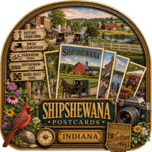 Shipshewana Indiana Postcards/Gifts