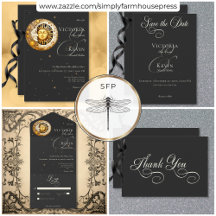 Dark Moody Victorian Moon Sun & Stars Wedding