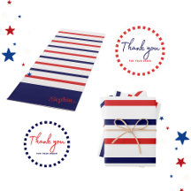 Bold Red and Blue Stripes Collection