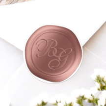 Custom Wax Seal Stamp Stickers in 75+ Colors