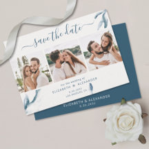 Save The Date photo cards and magnets