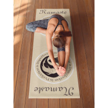 Yin Yang Yoga mats in Gold and Dutch White