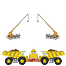 Dump truck construction vehicle Birth Collection