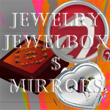 JEWELRY  TRINKETS  MIRRORS