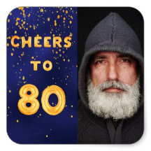 80th birthday party - balloon text