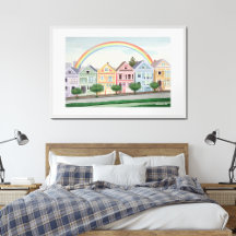 San Francisco Pastel Painted Ladies