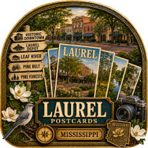 Laurel Mississippi Postcards/Gifts
