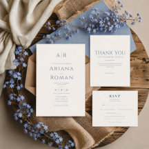 Signature Blue Wedding Collection 