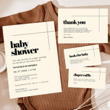 Simple, elegant & chic Baby Shower