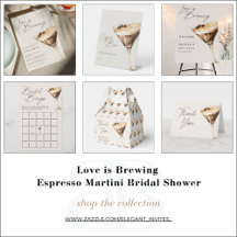 Love is Brewing Espresso Martini Bridal Shower
