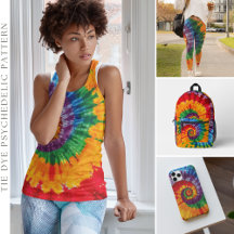 Tie Dye Psychedelic Pattern
