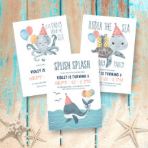 Under The Sea Nautical Kids Birthday Collection