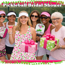 Pickleball Cosmo Dinks & Drinks Bridal Shower