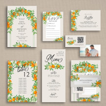 Orange Blossom Wedding