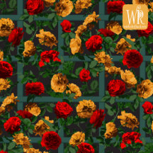 Red Yellow Elegant Floral Roses  