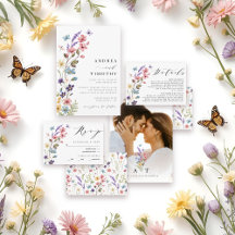 Wildflower Spring Summer Floral Wedding