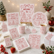 Personalized Merry Christmas Party Collection