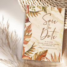 Rustic Autumn Foliage Wedding Suite Collection