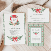 Christmas Crest   Whimsical Holiday Wedding