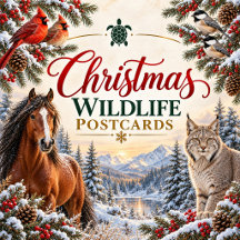 Christmas Wildlife Postcards
