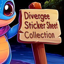Divergee Sticker Sheets Collection