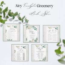 Airy Eucalyptus Greenery Bridal Shower