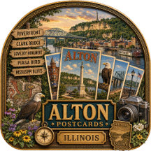 Alton Illinois Postcards/Gifts