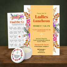 Colorful Autumn Ladies Luncheon Church Collection
