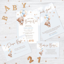 We Can Bearly Wait Baby Shower Collection 