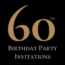 60th Birthday Invitation Designs